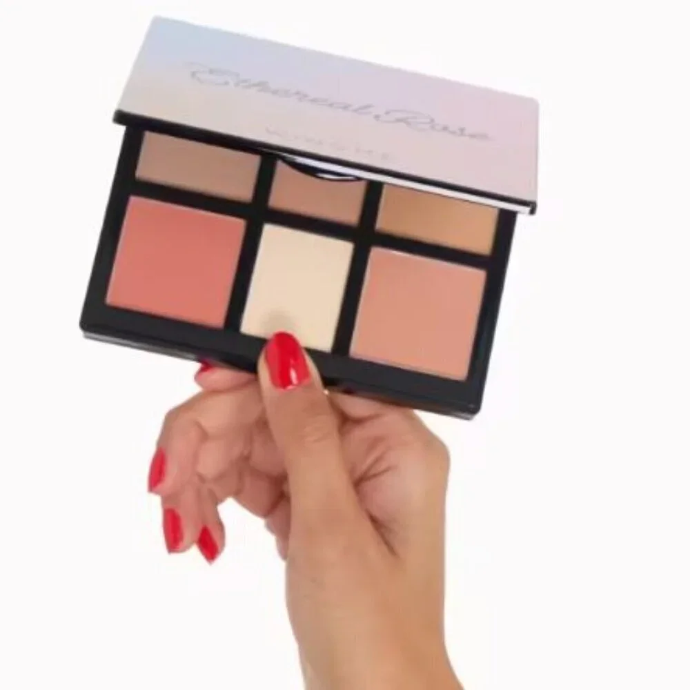WINGME Cosmetics Ethereal Eye and Face Palette in Light-Medium NIB